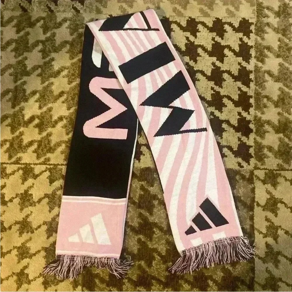 Adidas Miami Pink and Black Scarf